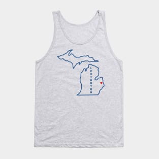 Lexington MI Love (Navy) Tank Top